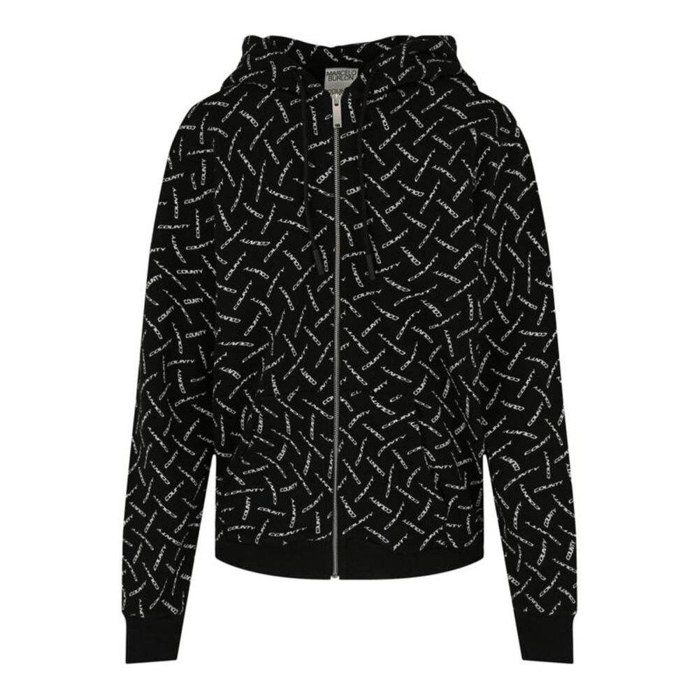 Marcelo Burlon Pascal Arrow Printed Zip-Up Hoodie Multi Mens